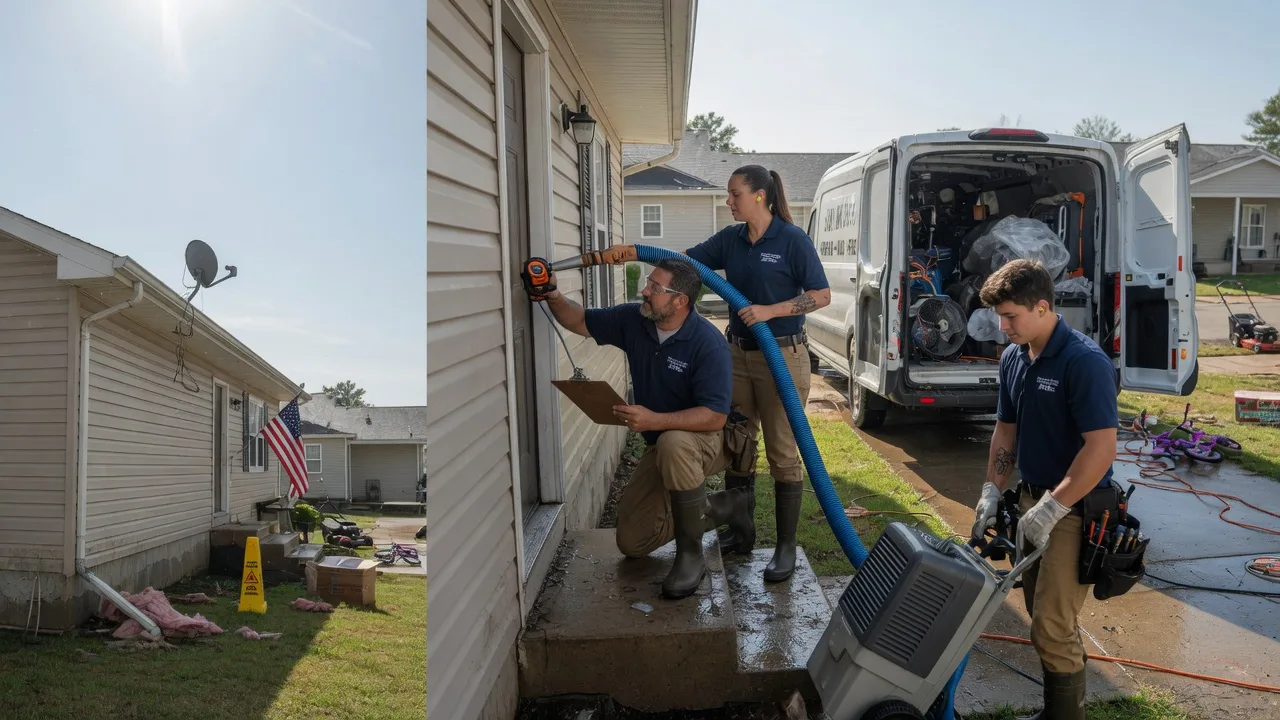 Ceiling Water Damage Restoration in Mitchell, SD near me